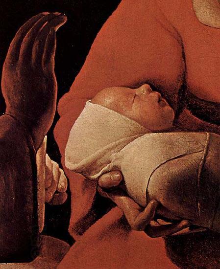 Georges de La Tour Das Neugeborene oil painting picture